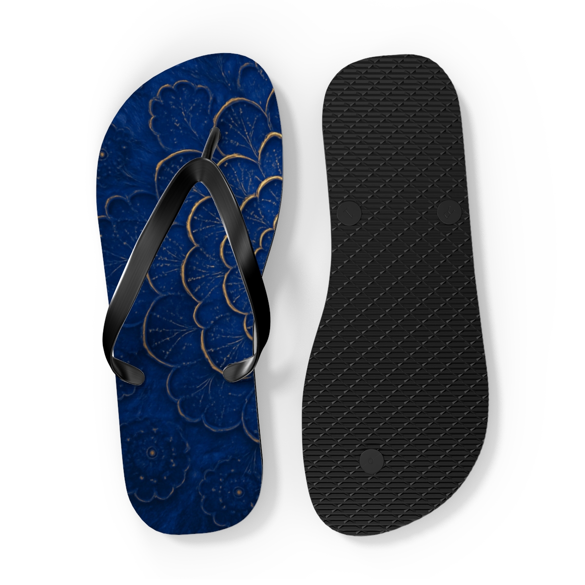 Ranunculus Signal Rosette designer logo flip flops