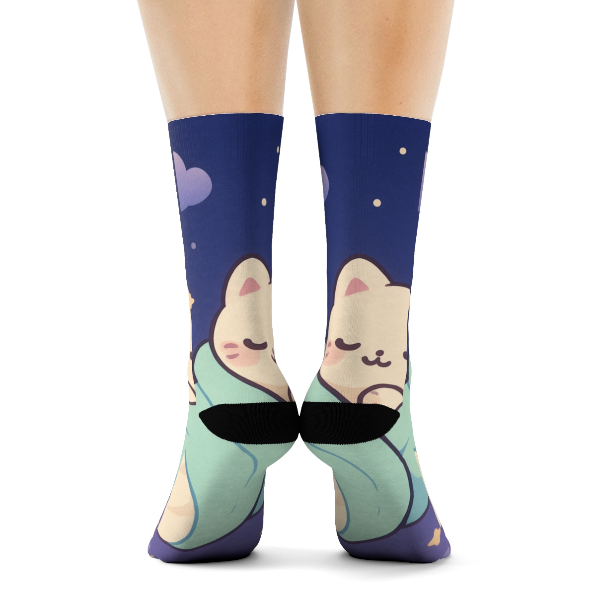 Sleepy Comet Kitten Blanket Drift comfortable cotton socks