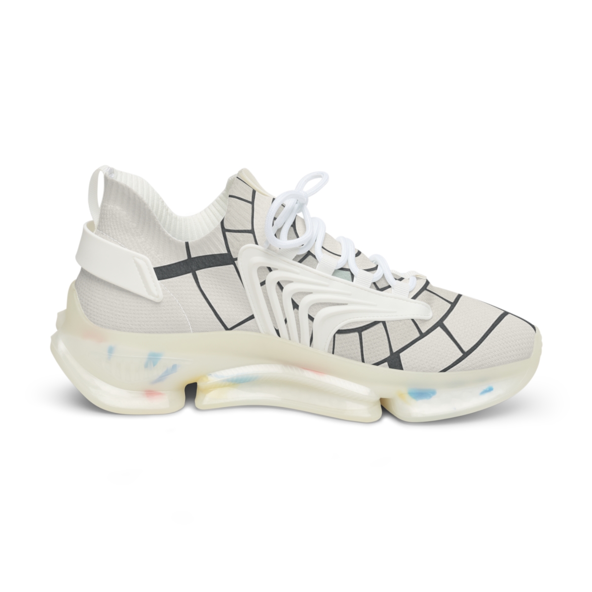 Minimal Starcell Concentric Grid stylish casual sneakers