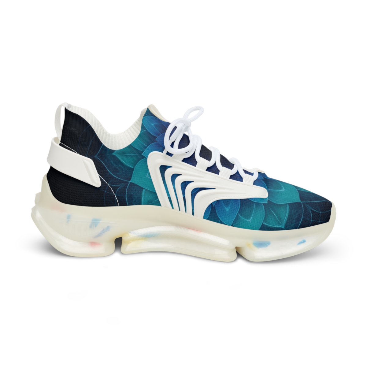 Prismatic Petal Orbit premium sport sneakers