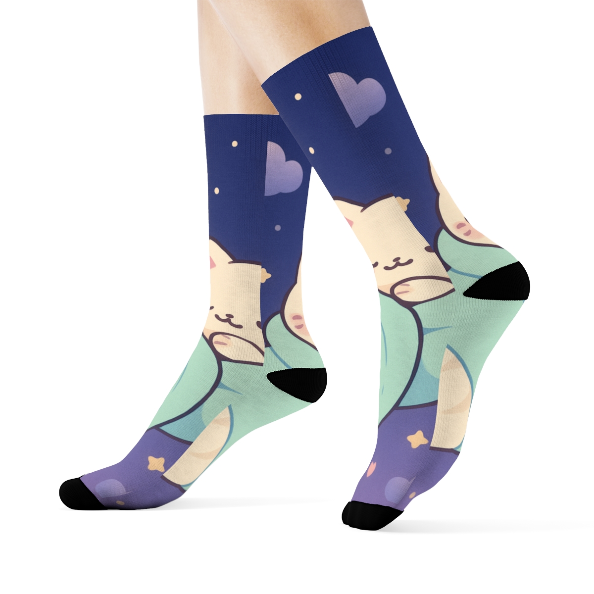 Sleepy Comet Kitten Blanket Drift comfortable cotton socks