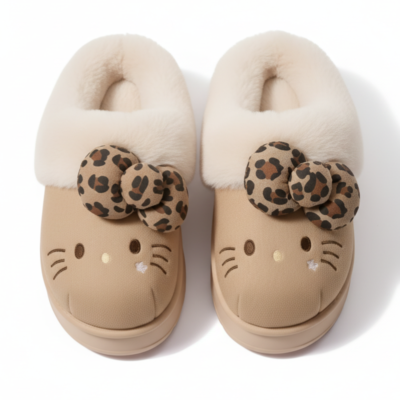 Hello Kitty Plush Slippers