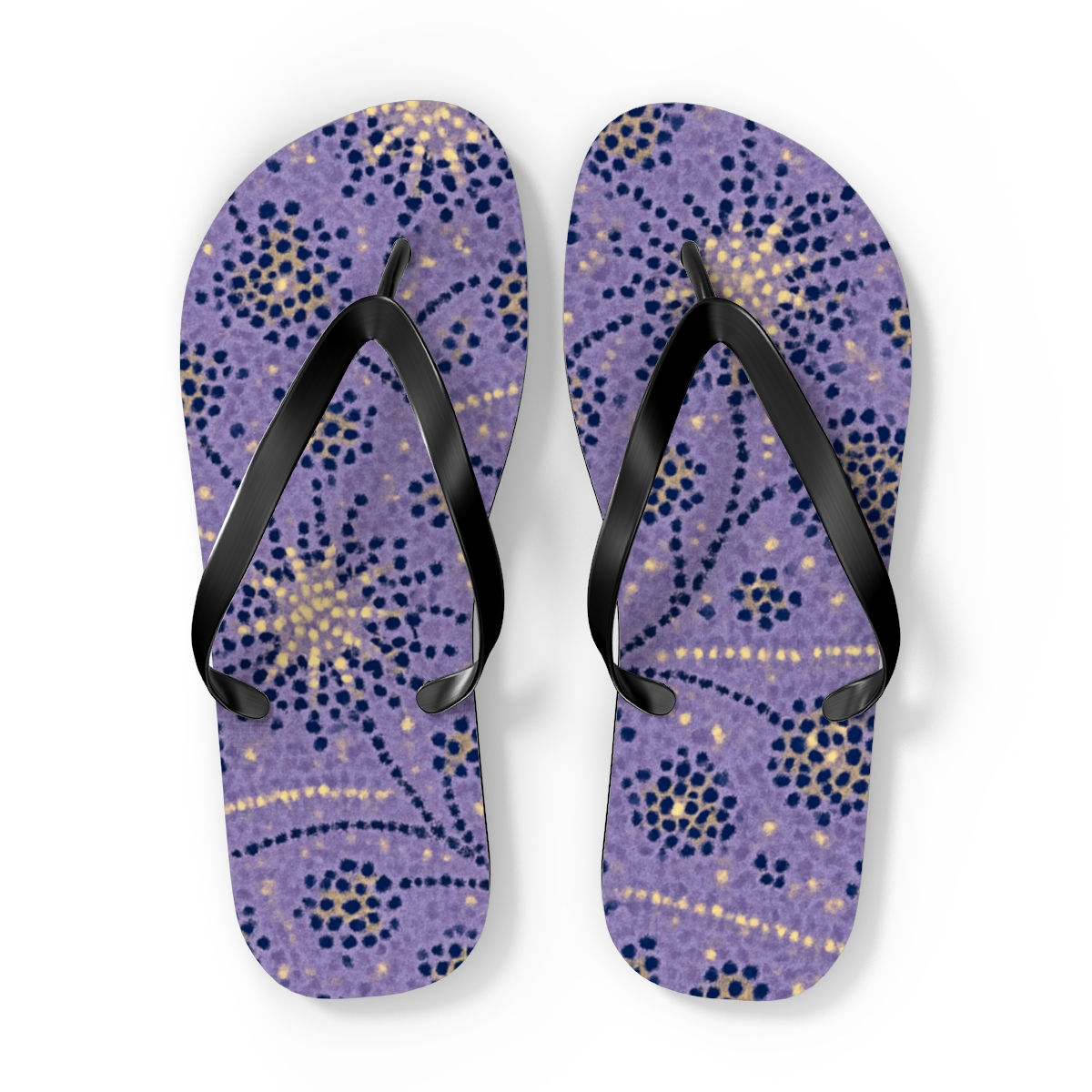 Lavender Radiance Flip Flops
