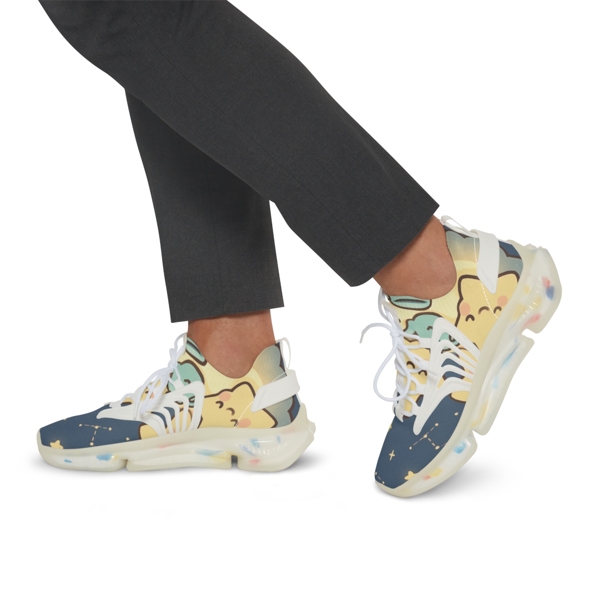 Sleepy Star Tea Party stylish casual sneakers