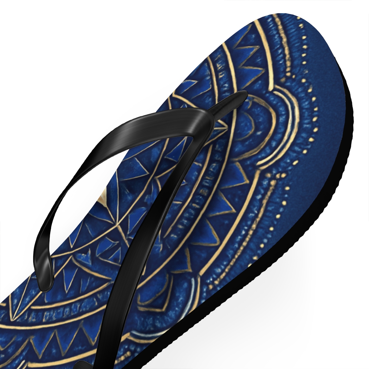 Radiant Mosaic Axis designer logo flip flops
