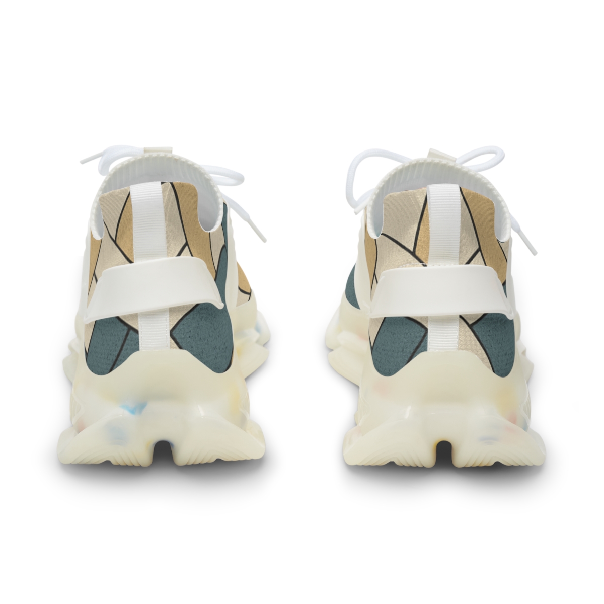 Prismatic Kite Weave Matrix unique printed sneakers