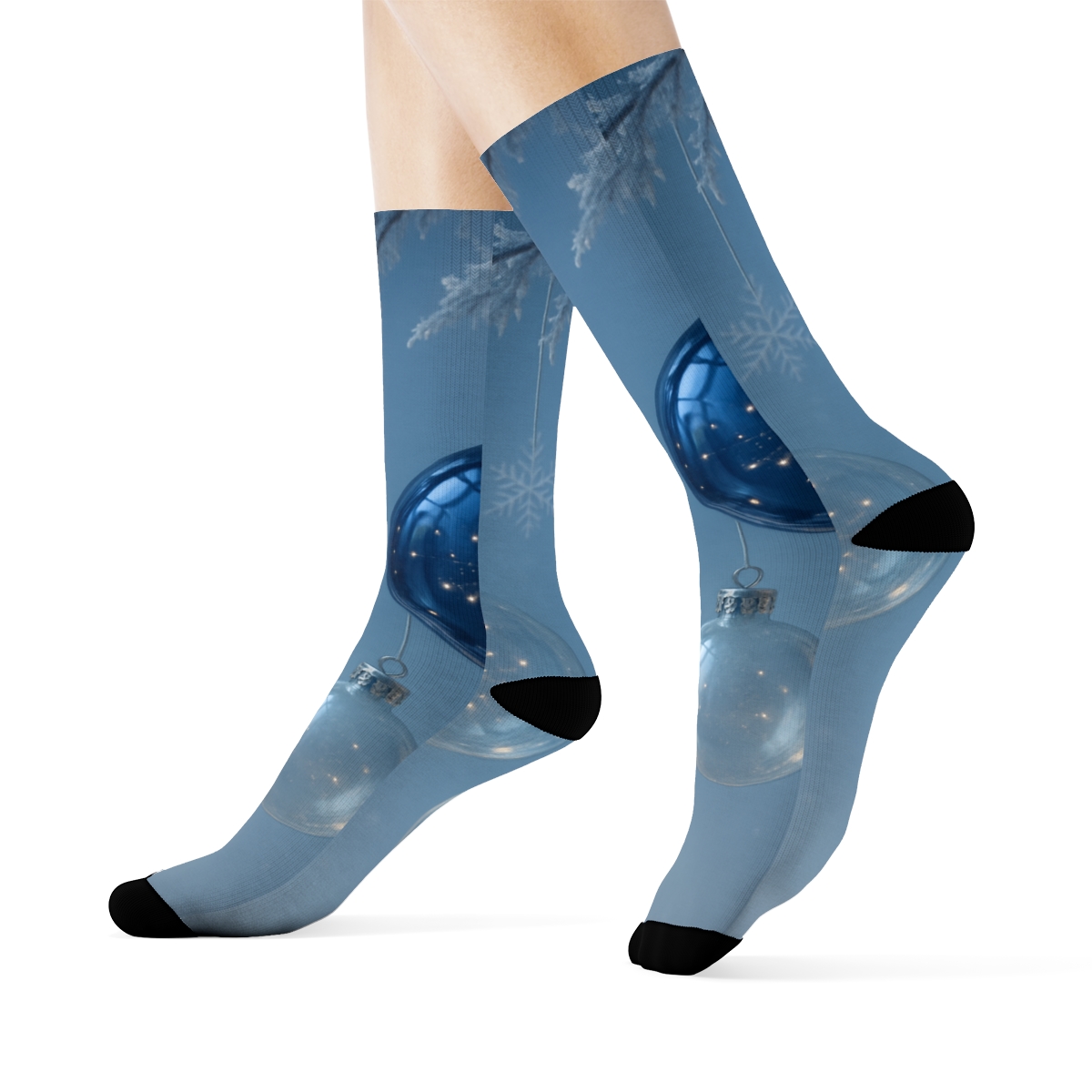 Winter Ornament Constellation trendy colorful socks