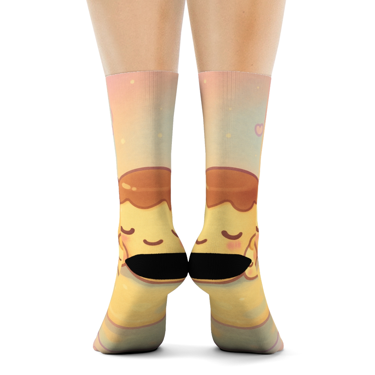 Pudding Planet Sleepover trendy colorful socks
