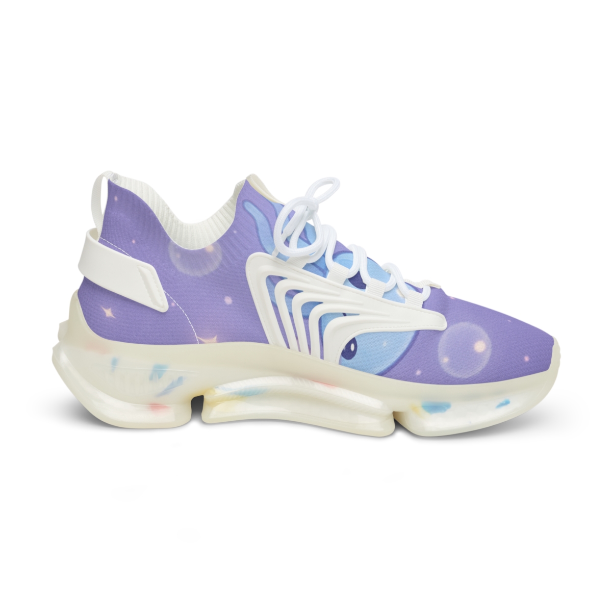 Pastel Moon Jelly Parade personalized athletic sneakers