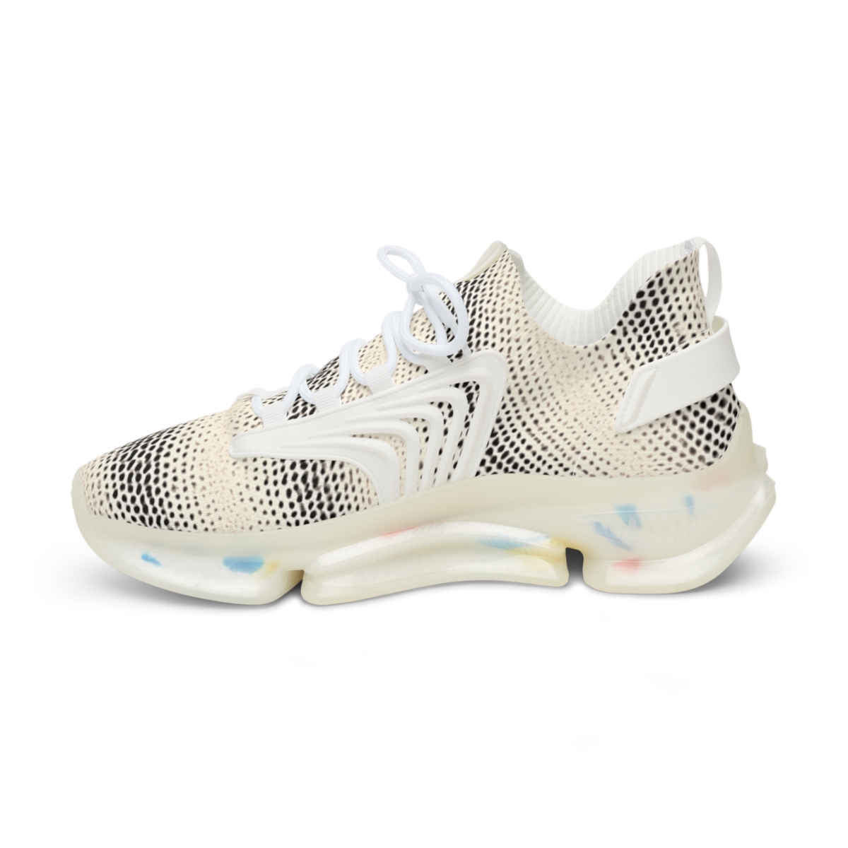 Microdot Nebula Halftone Sweep custom sneakers