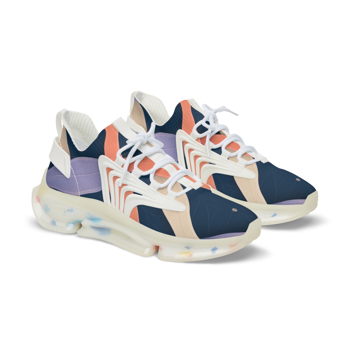 Orchid Wave Interlace stylish casual sneakers