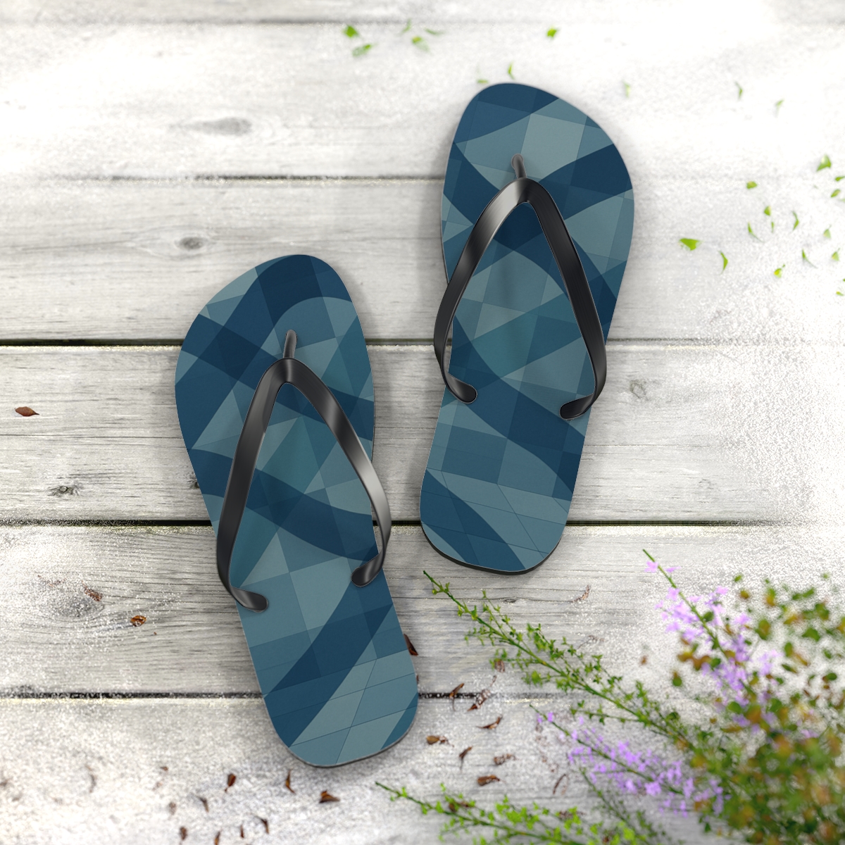 Ocean Weave Flip Flops