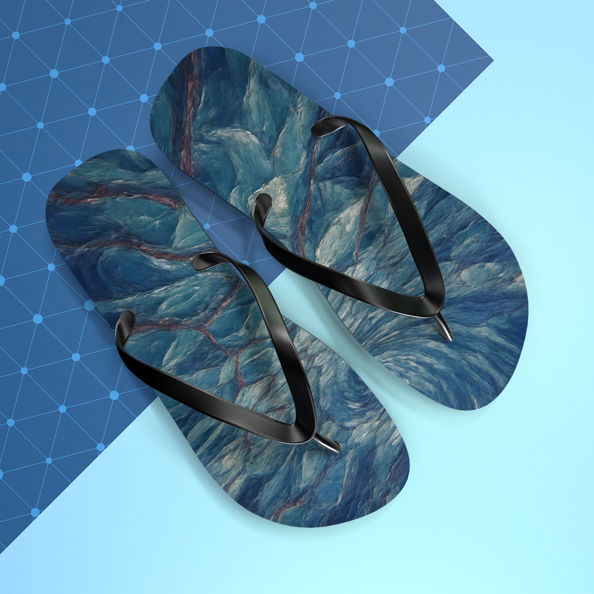 Ocean Current Drift Flip Flops