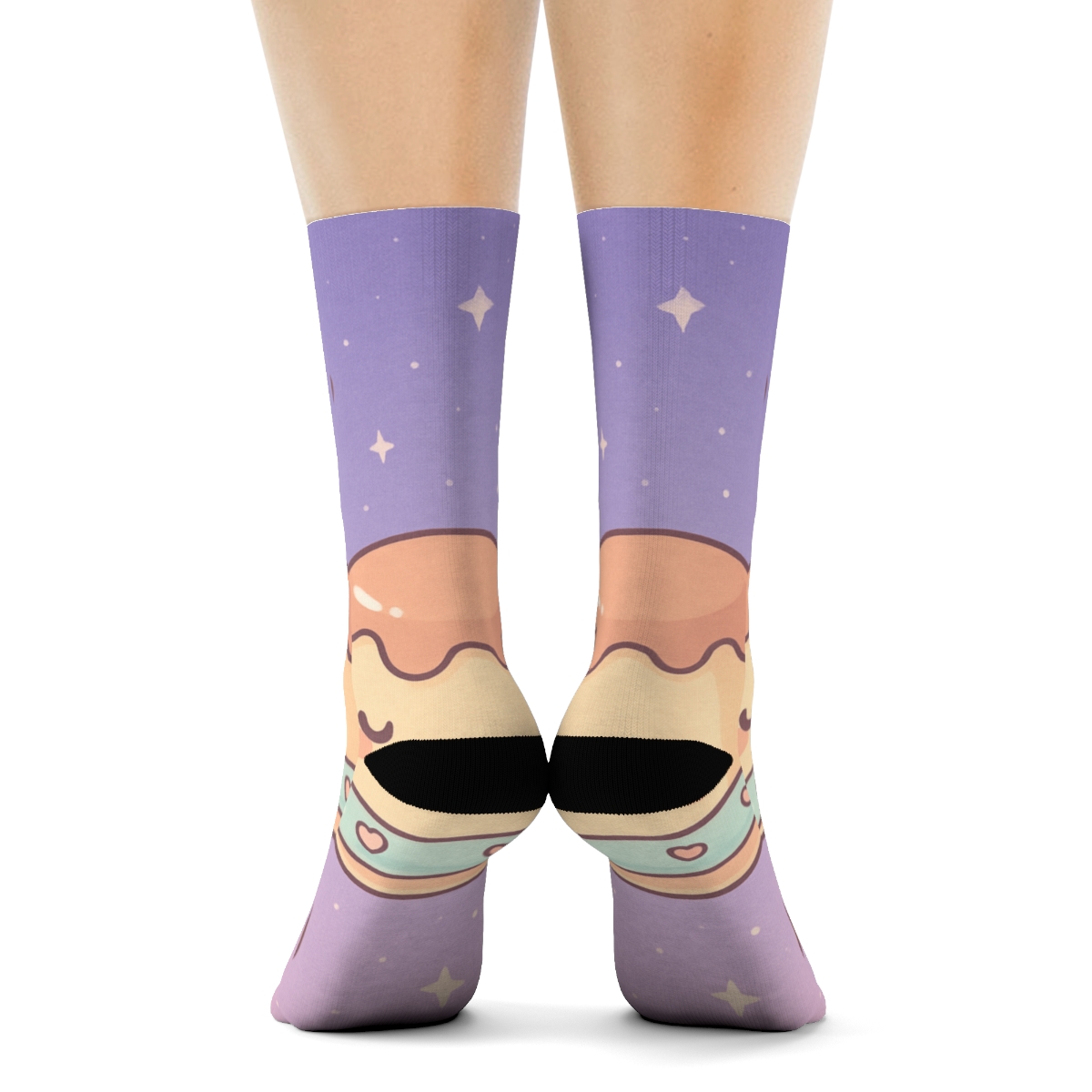 Pastel Pudding Galaxy stylish patterned socks