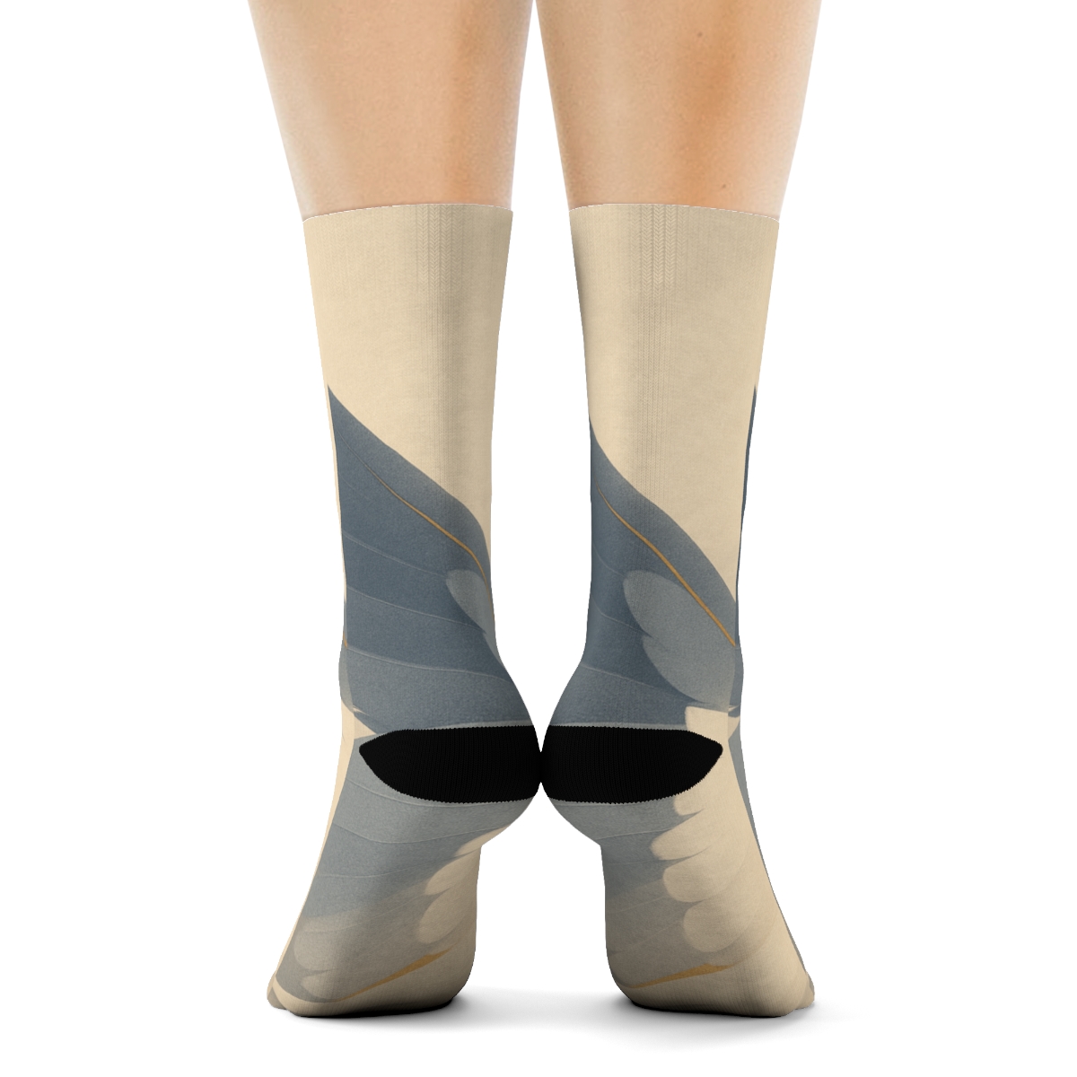 Silent Wing Gradient trendy colorful socks