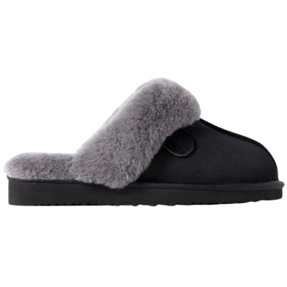 Fireside Shearling Fur Scuff Slippers