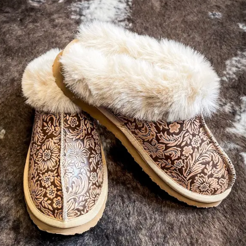 Very G Embossed Lolly Slipper