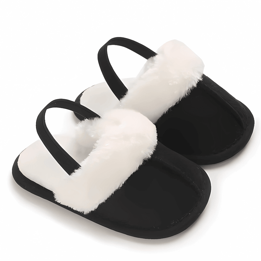 Baby Slip On Fur Slides