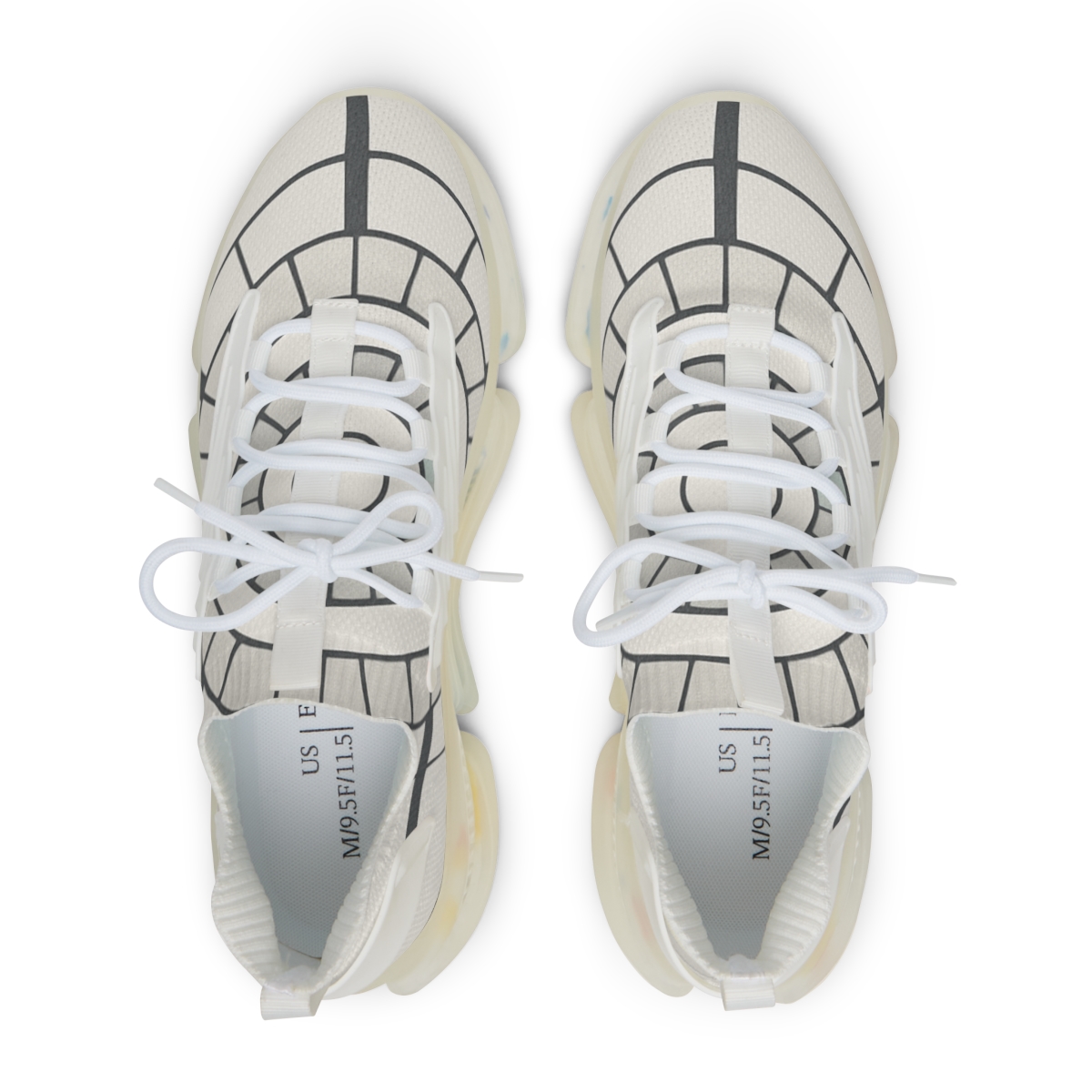 Minimal Starcell Concentric Grid stylish casual sneakers