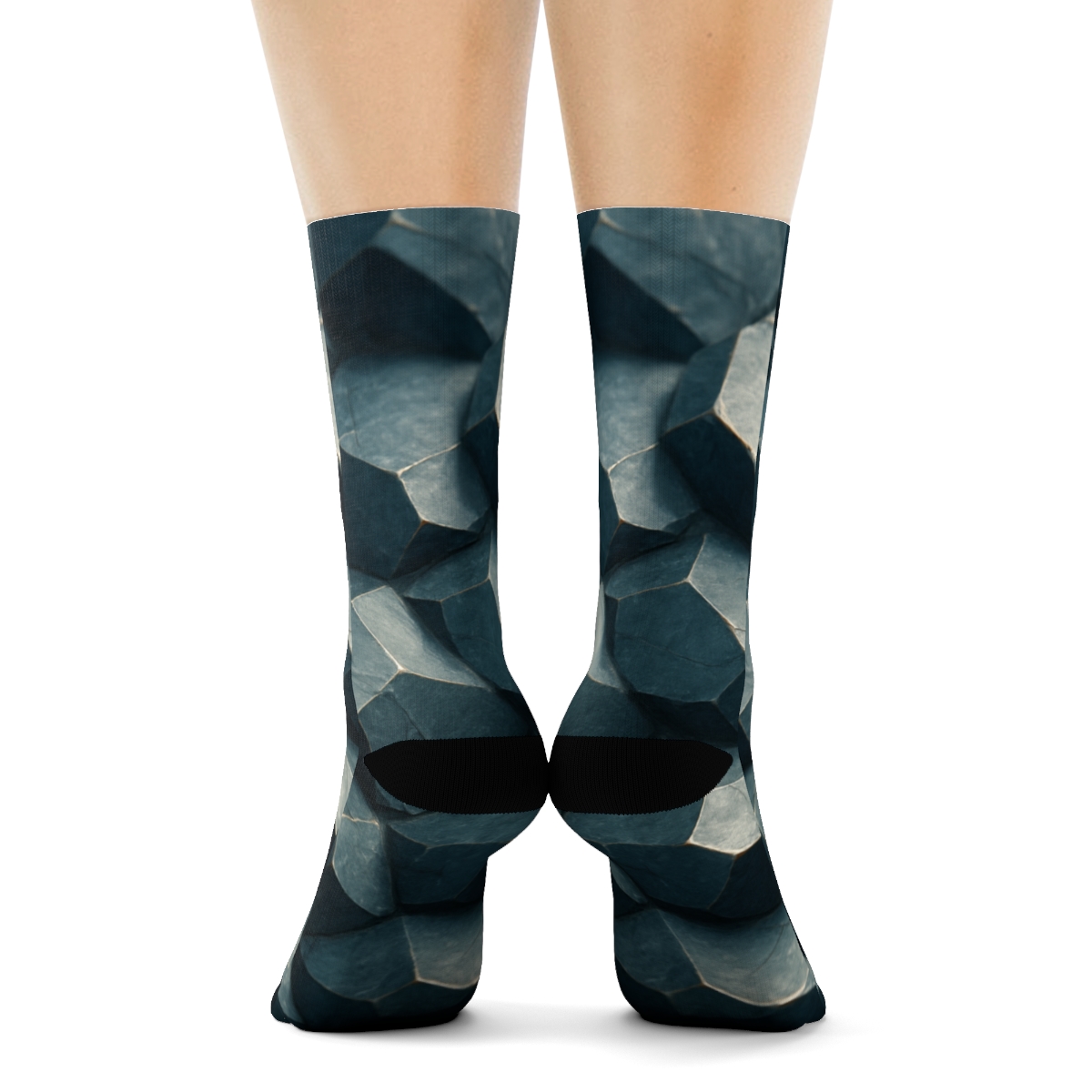 Mineral Facet Tessellation Drift trendy colorful socks