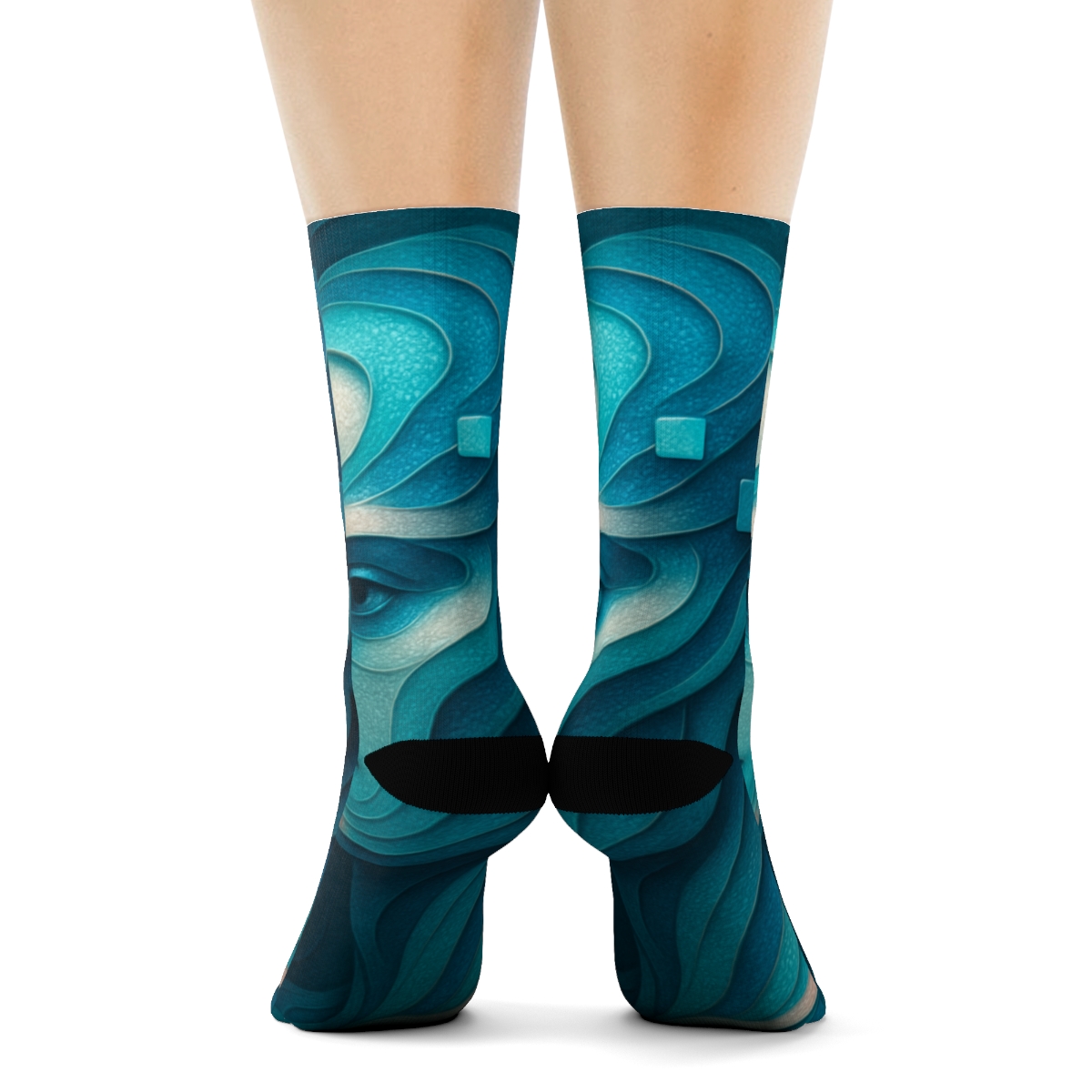 Cuttlefish Chromatic Cipher designer logo socks