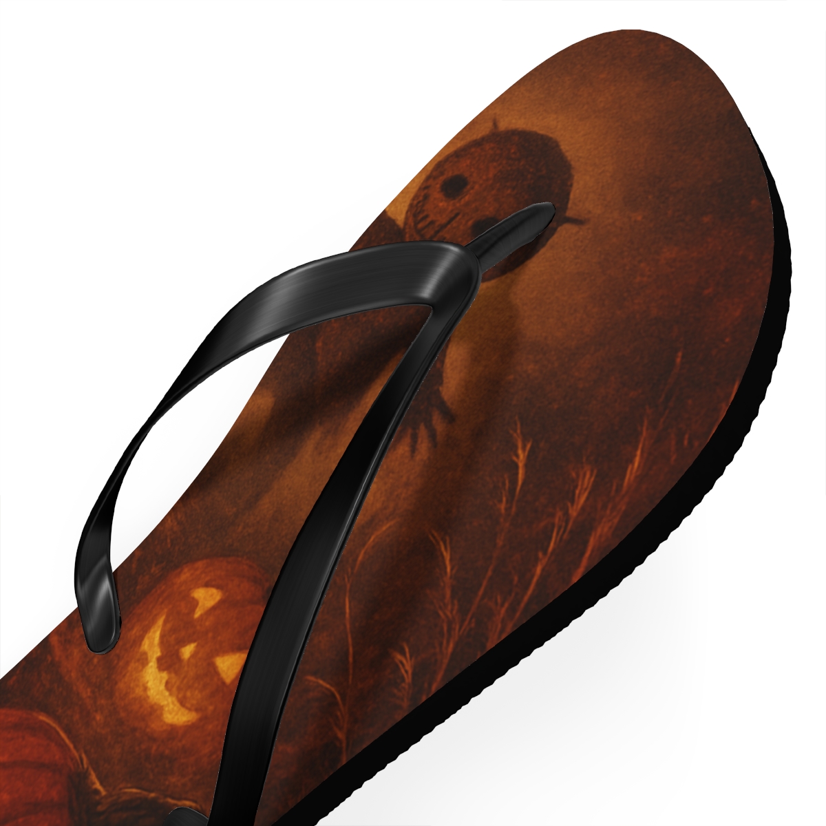 Lanternlit Harvest Masquerade comfortable casual flip flops