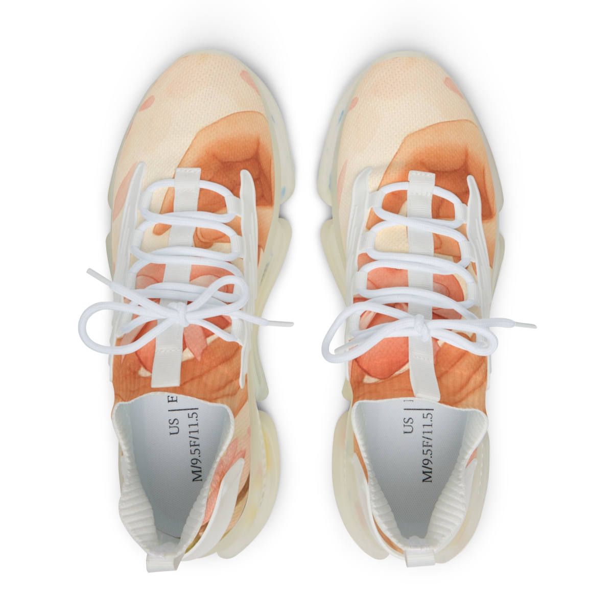 Spring Heart Blossom Exchange personalized athletic sneakers