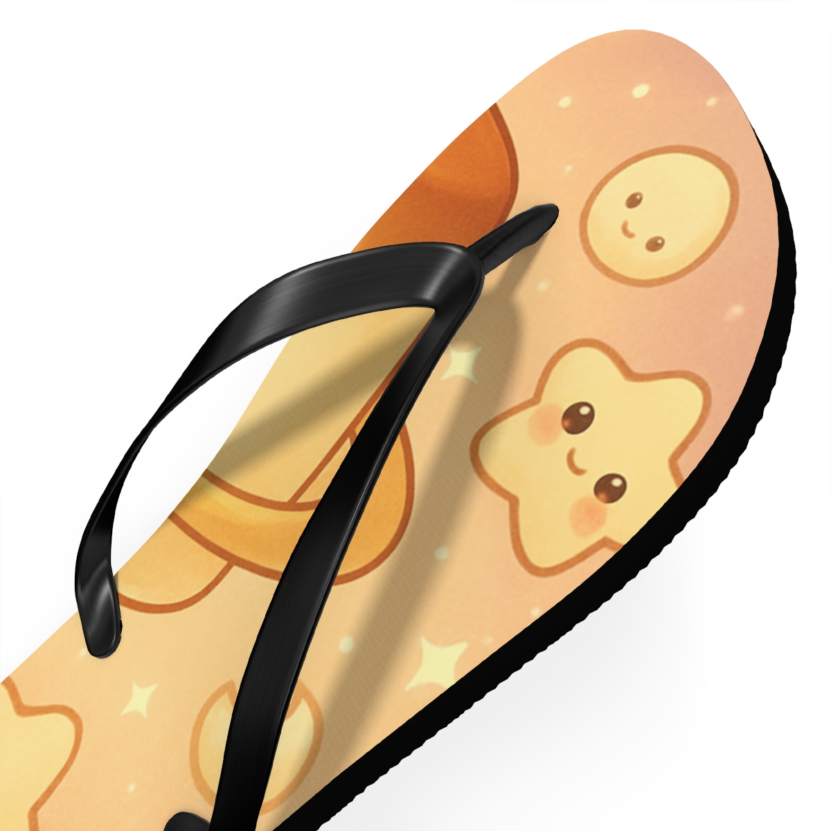 Pudding Planet Sleepover unique graphic flip flops
