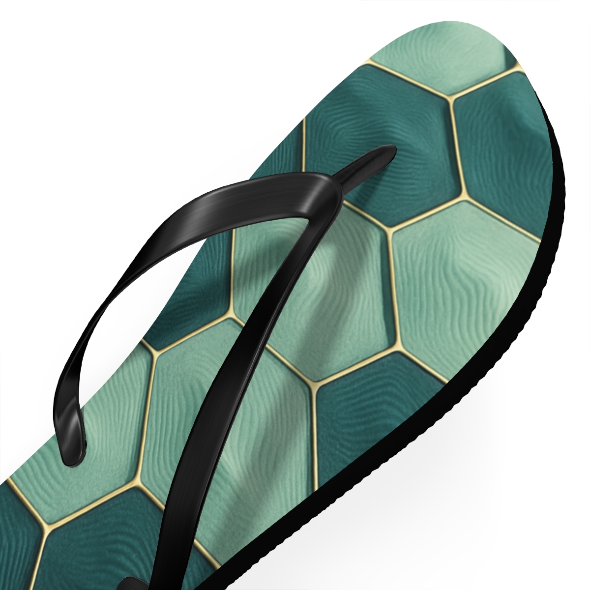 Modulated Hex Weave custom flip flops