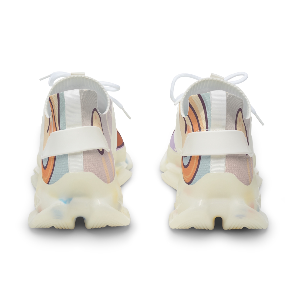 Pastel Planet Pudding Pals comfortable running sneakers