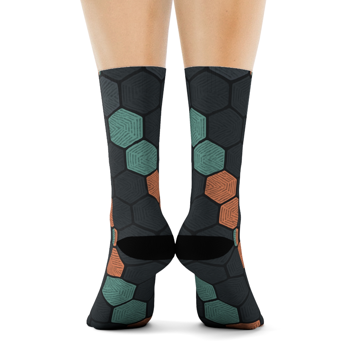 Hex Drift Gradient Tilefield sports performance socks