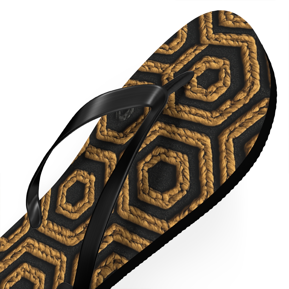 Hex Weave Gradient Tessellation stylish summer flip flops