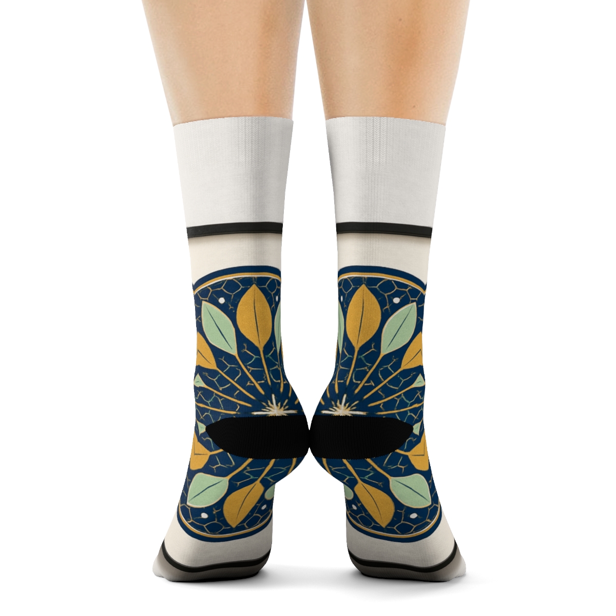Petal Orbit Tessellation sports performance socks