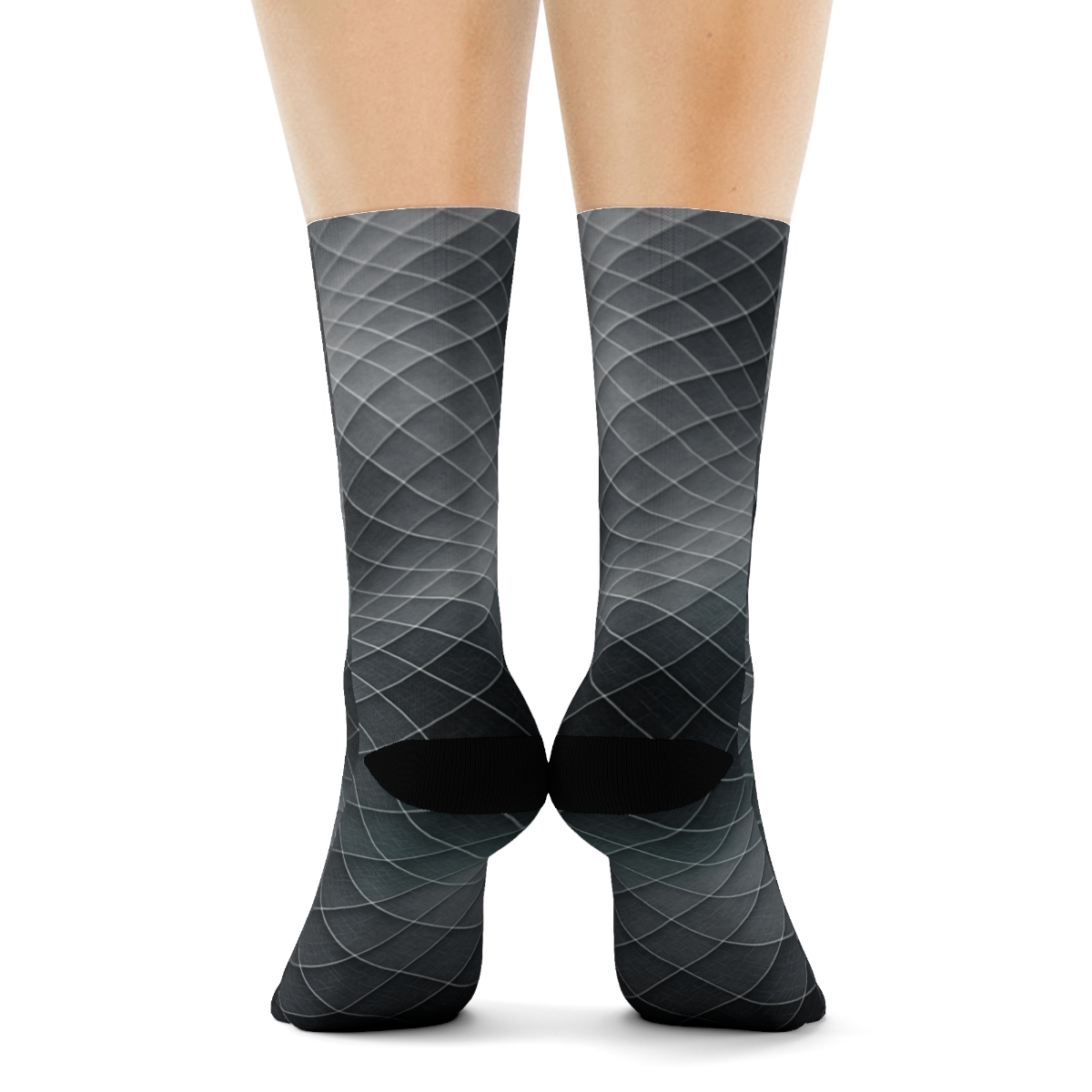 Phase Shifted Grid Mirage sports performance socks