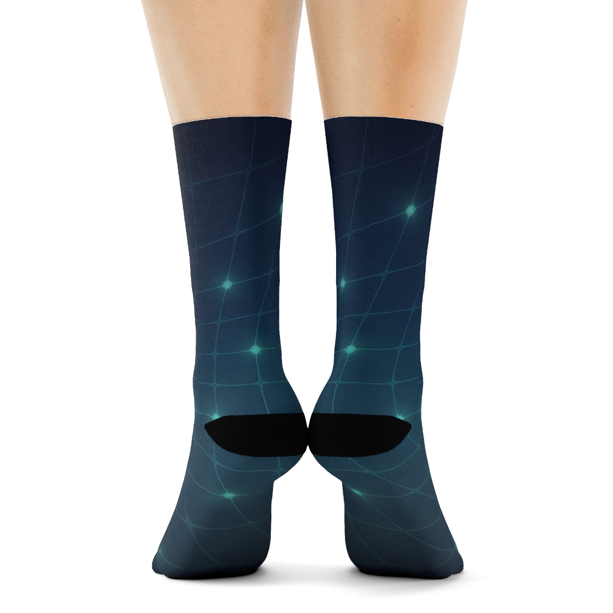 Nebula Lattice Flux designer logo socks