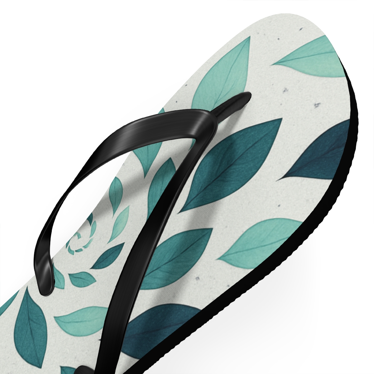 Orchid Spiral Drift unique graphic flip flops