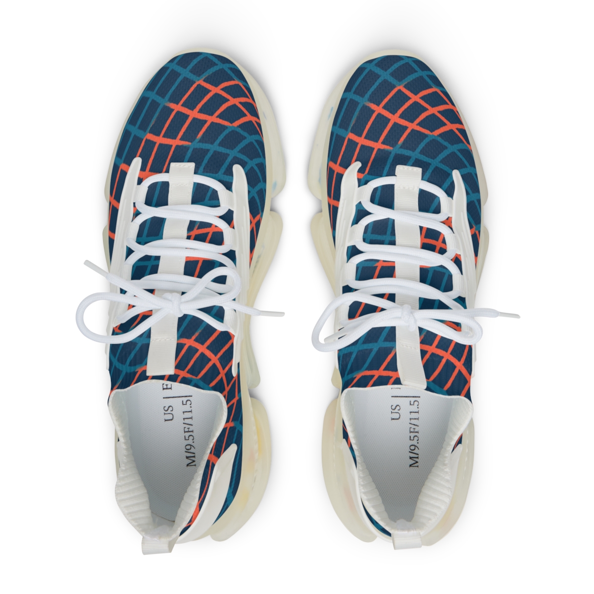 Moire Lattice Pulse Weave custom sneakers