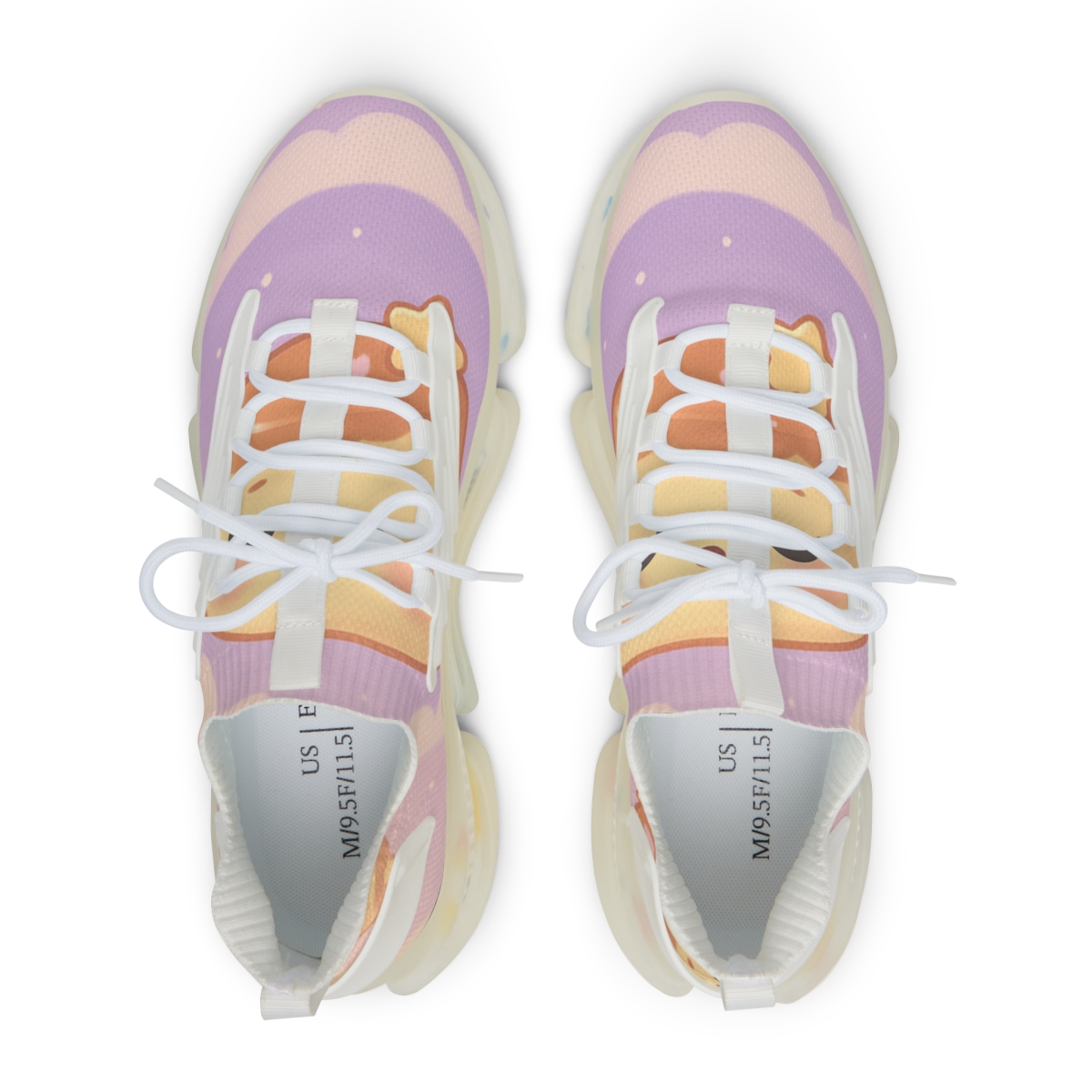 Sleepy Moon Pudding Patrol stylish casual sneakers