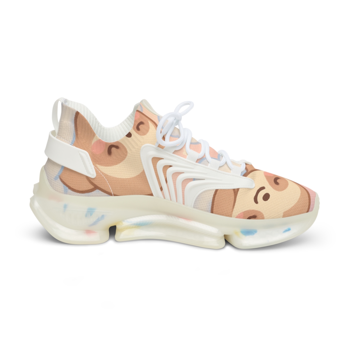 Cotton Cloud Sloth Squad personalized athletic sneakers
