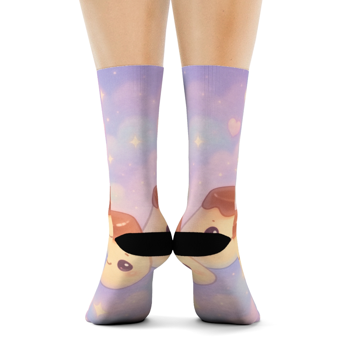 Pastel Planet Pudding Pals sports performance socks