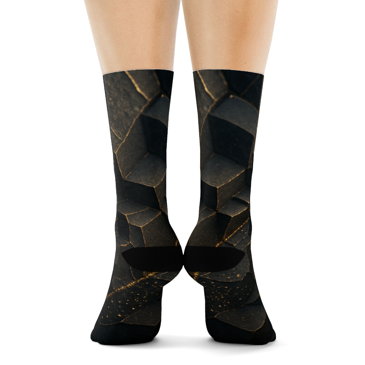 Mineral Facet Strata Pulse personalized cozy socks