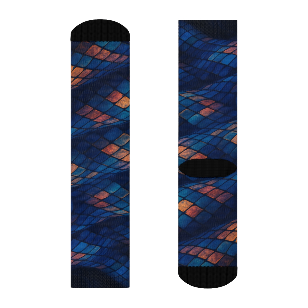 Cuttlefish Chromatic Code stylish patterned socks