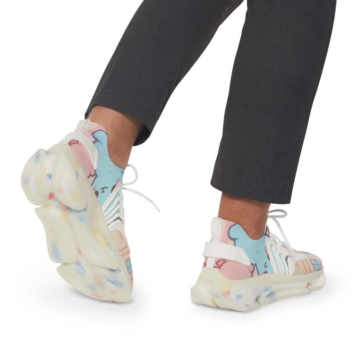 Cotton Candy Alpaca Parade stylish casual sneakers