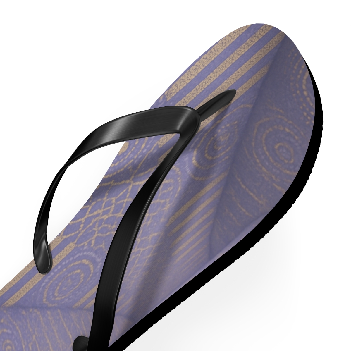 Lavender Lattice Breeze Flip Flops