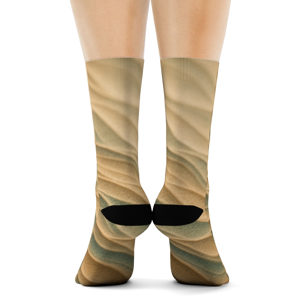 Wind Sculpted Ripple Weave warm winter socks