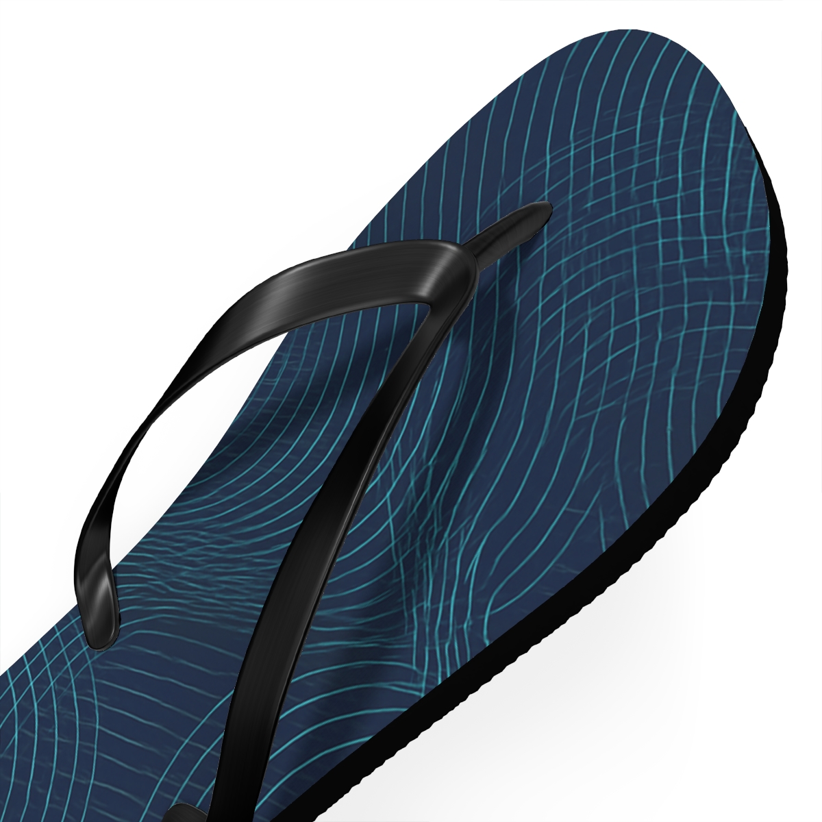 Moire Orbit Interference Weave stylish summer flip flops