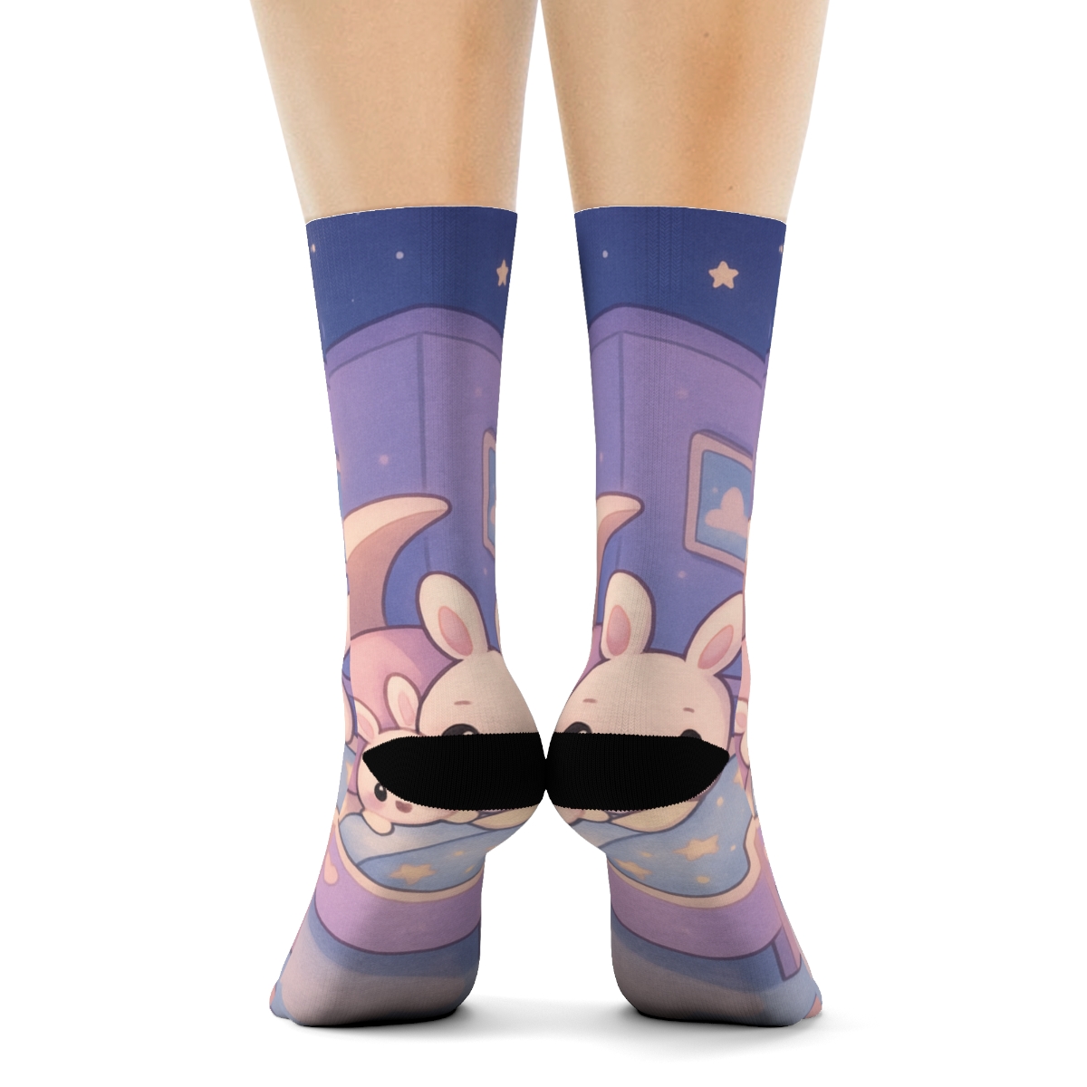 Sleepy Moon Bunny Loft comfortable cotton socks