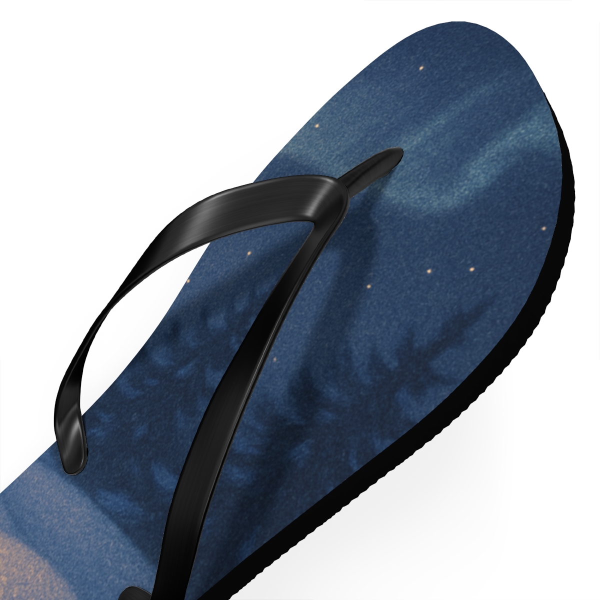 Lantern Night Snowglow unique graphic flip flops