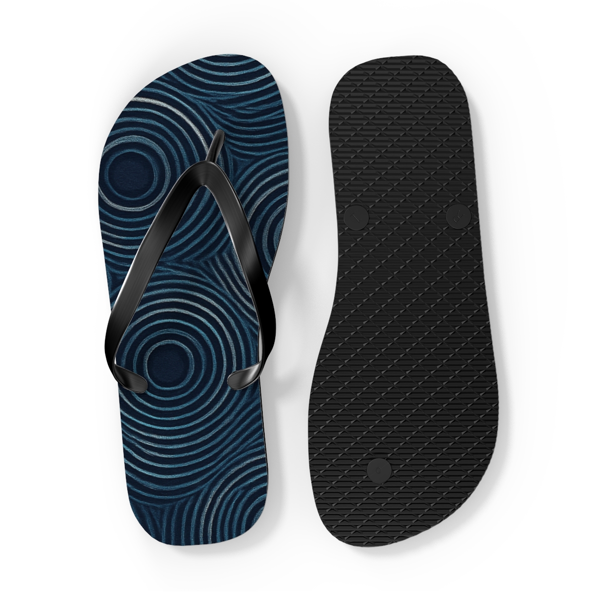 Moire Orbit Weave comfortable casual flip flops