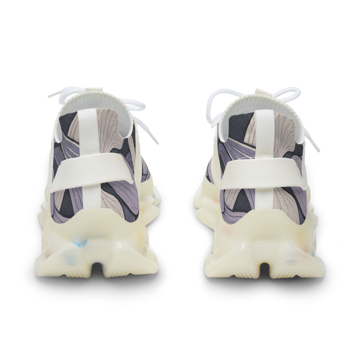 Orchid Ribbon Lattice trendy fashion sneakers
